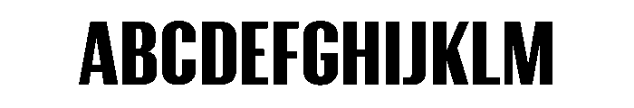 CrespoNo2 Black Font UPPERCASE
