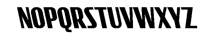 CrespoNo2 BlackBackslant Font UPPERCASE