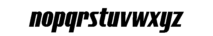 CrespoNo2 BlackOblique Font LOWERCASE