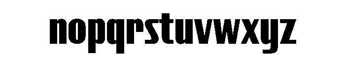 CrespoNo2 Black Font LOWERCASE