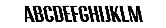 CrespoNo2 BoldBackslant Font UPPERCASE