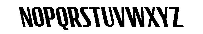 CrespoNo2 BoldBackslant Font UPPERCASE