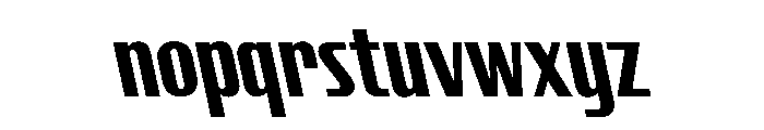 CrespoNo2 BoldBackslant Font LOWERCASE