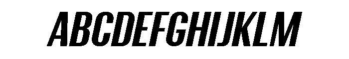 CrespoNo2 BoldOblique Font UPPERCASE