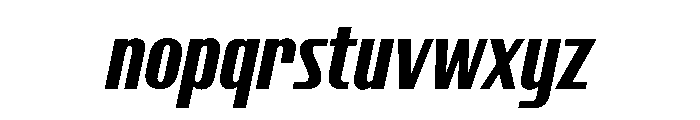 CrespoNo2 BoldOblique Font LOWERCASE
