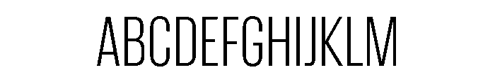 CrespoNo2 Light Font UPPERCASE