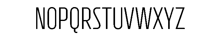CrespoNo2 Light Font UPPERCASE