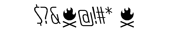 CrespoNo2 LightBackslant Font OTHER CHARS