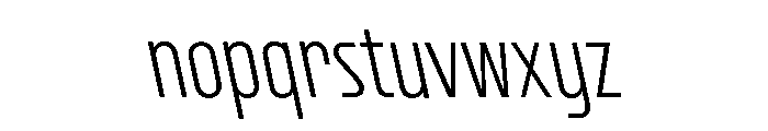 CrespoNo2 LightBackslant Font LOWERCASE