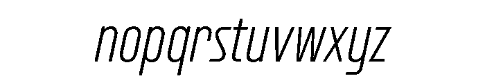 CrespoNo2 LightOblique Font LOWERCASE