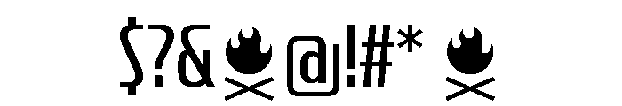 CrespoNo2 Regular Font OTHER CHARS