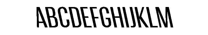 CrespoNo2 RegularBackslant Font UPPERCASE