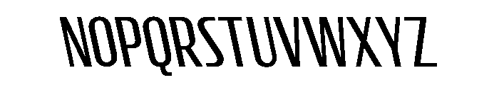 CrespoNo2 RegularBackslant Font UPPERCASE
