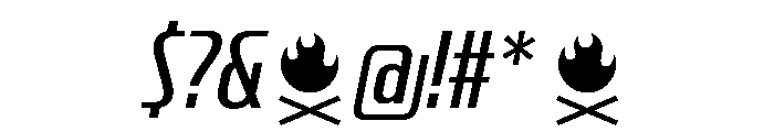 CrespoNo2 RegularOblique Font OTHER CHARS