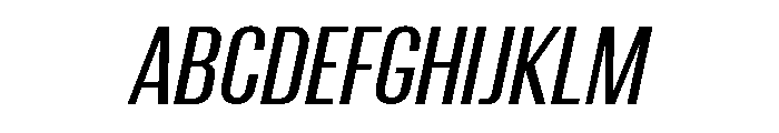 CrespoNo2 RegularOblique Font UPPERCASE