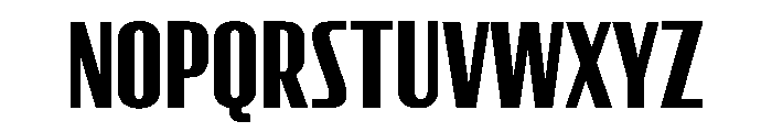 CrespoNo3 Black Font UPPERCASE