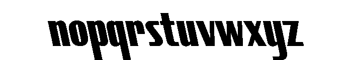 CrespoNo3 BlackBackslant Font LOWERCASE