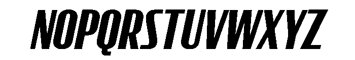 CrespoNo3 BlackOblique Font UPPERCASE