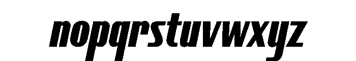 CrespoNo3 BlackOblique Font LOWERCASE