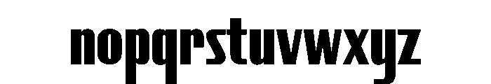 CrespoNo3 Black Font LOWERCASE