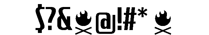 CrespoNo3 Bold Font OTHER CHARS
