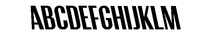 CrespoNo3 BoldBackslant Font UPPERCASE