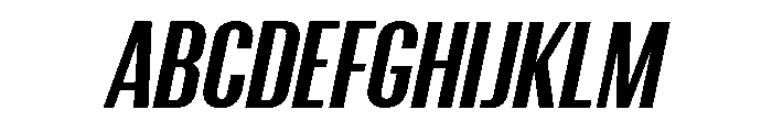 CrespoNo3 BoldOblique Font UPPERCASE