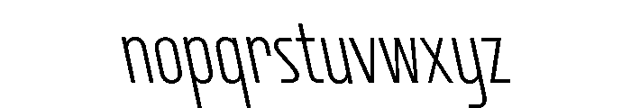 CrespoNo3 LightBackslant Font LOWERCASE