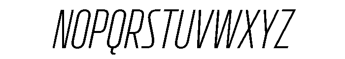 CrespoNo3 LightOblique Font UPPERCASE
