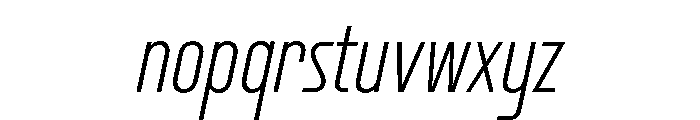 CrespoNo3 LightOblique Font LOWERCASE