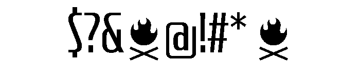 CrespoNo3 Regular Font OTHER CHARS