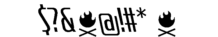 CrespoNo3 RegularBackslant Font OTHER CHARS