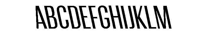 CrespoNo3 RegularBackslant Font UPPERCASE