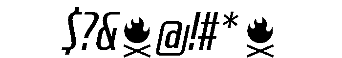 CrespoNo3 RegularOblique Font OTHER CHARS