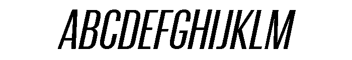 CrespoNo3 RegularOblique Font UPPERCASE