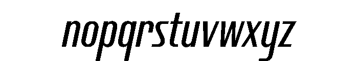 CrespoNo3 RegularOblique Font LOWERCASE