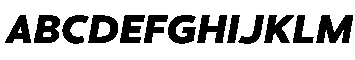 Cresta BlackItalic A7d570ff Font UPPERCASE