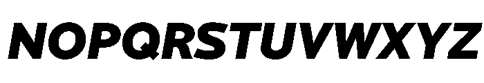 Cresta BlackItalic A7d570ff Font UPPERCASE