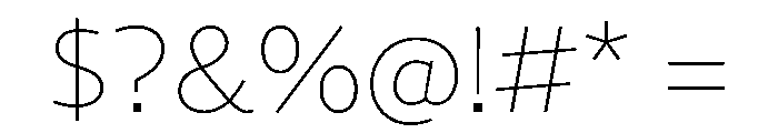 Cresta Hairline Add4ef37 Font OTHER CHARS