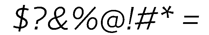 Cresta LightItalic 40637686 Font OTHER CHARS