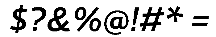 Cresta MediumItalic Af63b34a Font OTHER CHARS