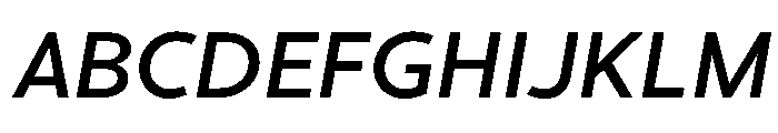 Cresta MediumItalic Af63b34a Font UPPERCASE