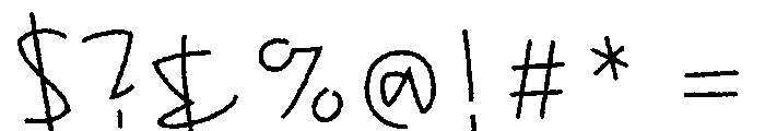 Crickle Bold Font OTHER CHARS