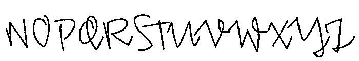 Crickle Bold Font UPPERCASE