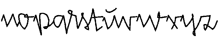 Crickle Bold Font LOWERCASE
