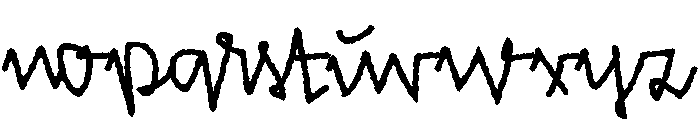 Crickle ExtraBold Font LOWERCASE