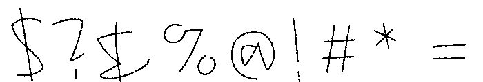 Crickle Regular Font OTHER CHARS