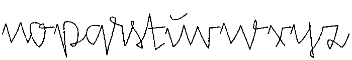 Crickle Regular Font LOWERCASE