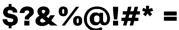 Crit Extrabold Font OTHER CHARS