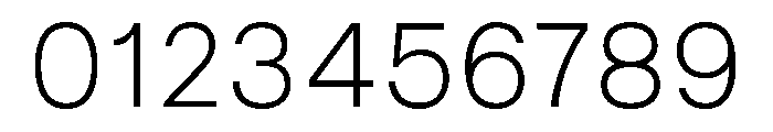 Crit Extralight Font OTHER CHARS